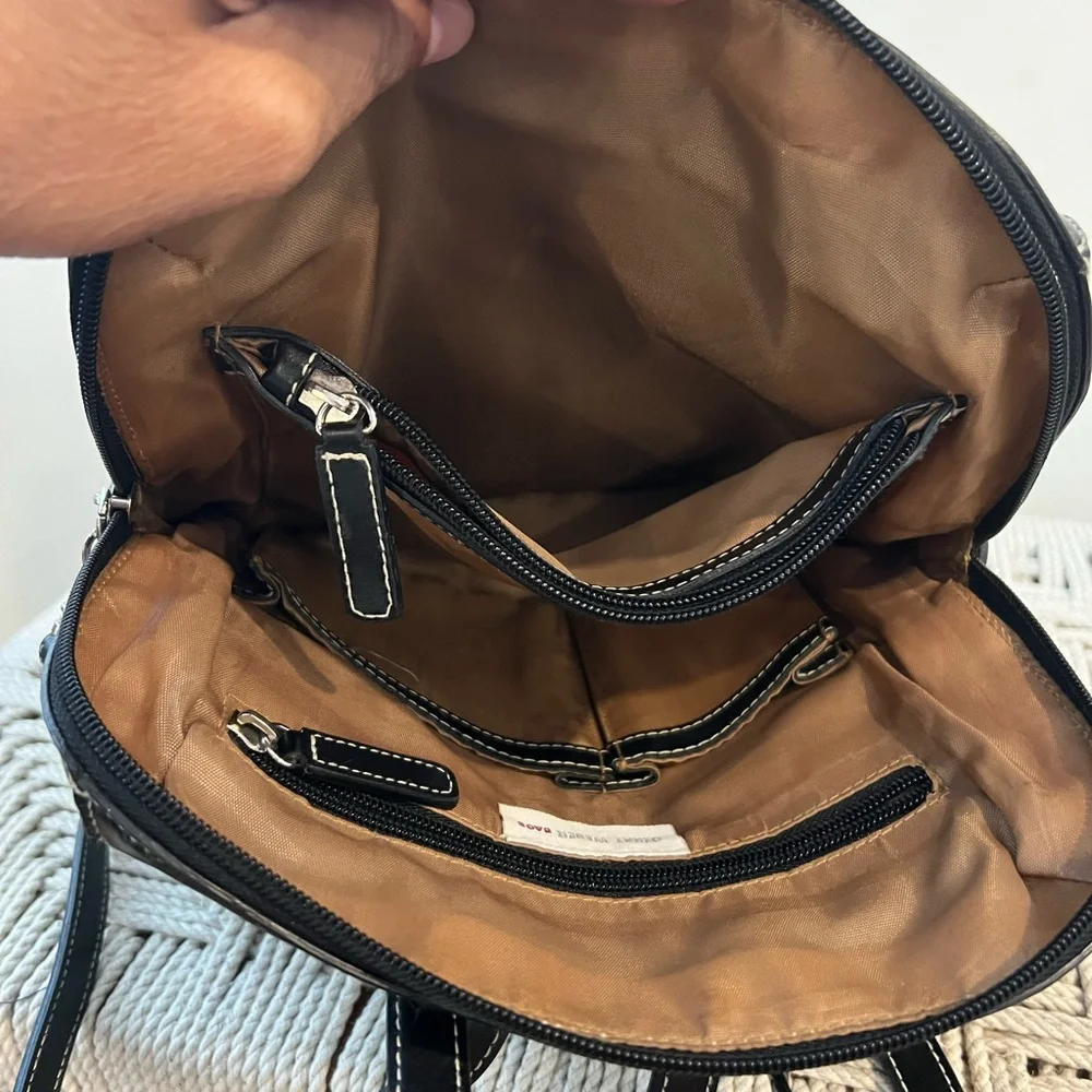 Gerry Weber Black Leather Backpack